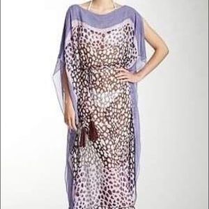 Diane Von Furstenberg silk cover up. Size small